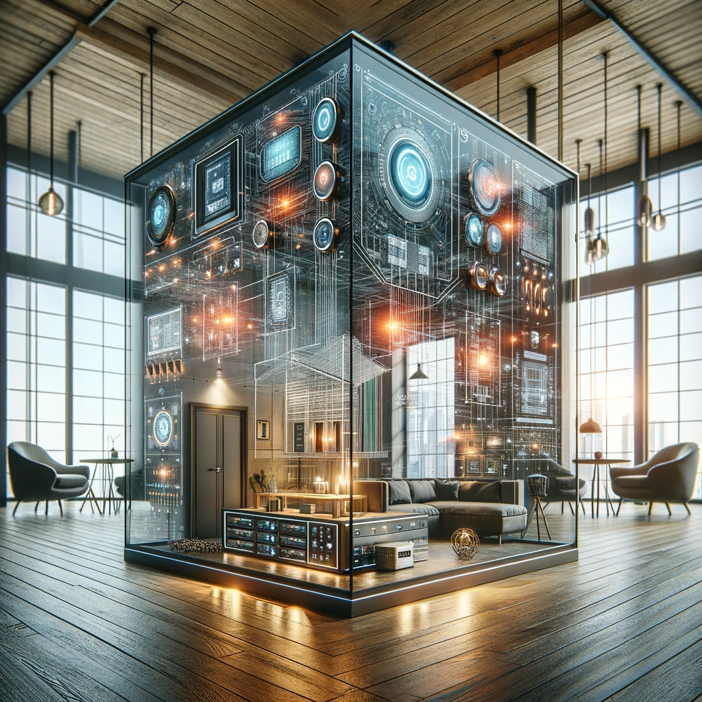 An example of the systems that can be connected via low-voltage pre-wired infrastructure